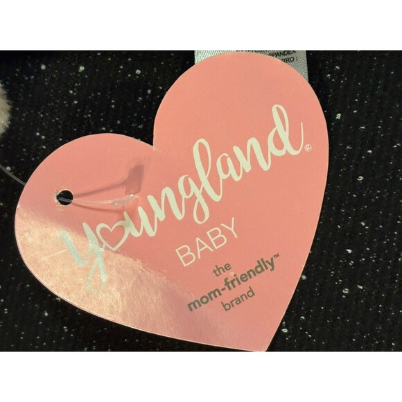 Youngland Baby Girls Metallic Woven Coat Set Faux Fur Matching Plaid Dress 12 Mo - Picture 11 of 11